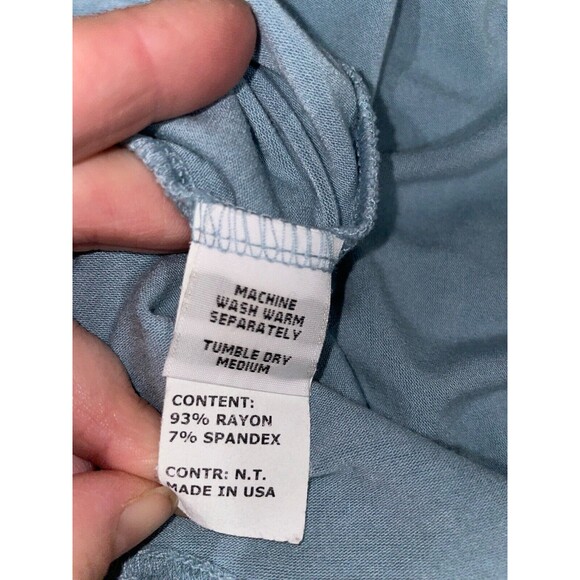 Cut Loose Women’s Mini Tank Dress size M NWT Stretch Knit Made in USA Boat Neck - Picture 6 of 7